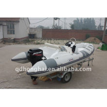 yate de lujo de CE rib430 blanco deporte barco inflable